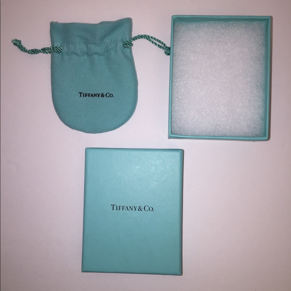 Tiffany & Co. pouch and box lot bracelet necklace